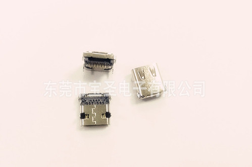 USB-TYPE C母座24P SMT+DIP